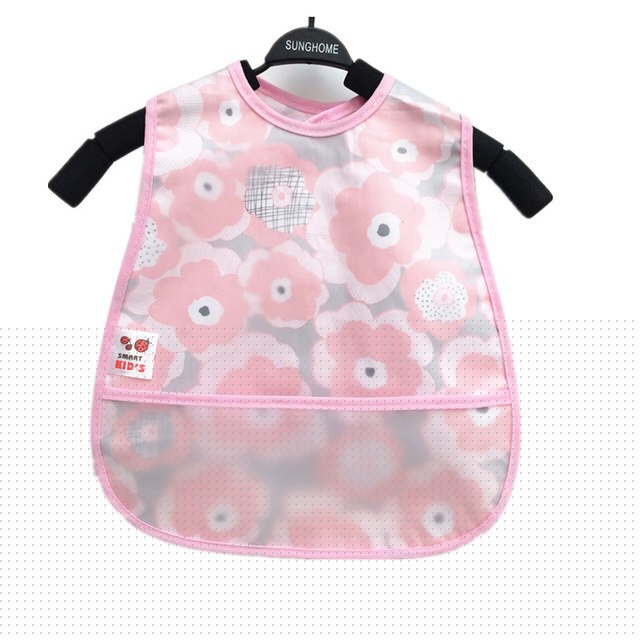 Baby Cartoon Pattern Bibs Toddler Baby Waterproof