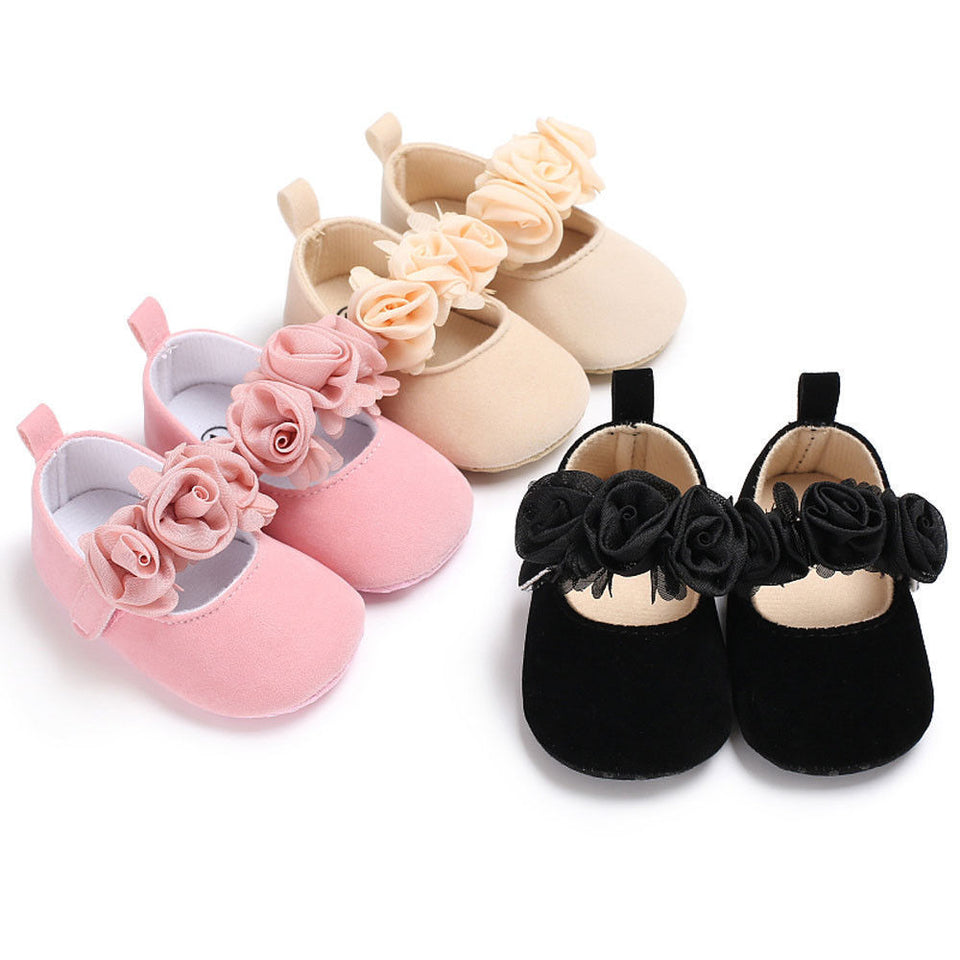 Floral Baby Shoes